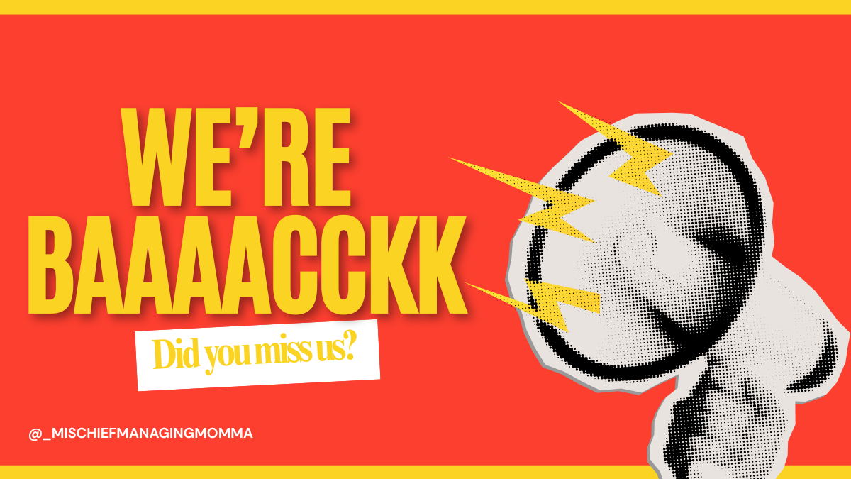 Picking up where we left off and getting caught up on life. 